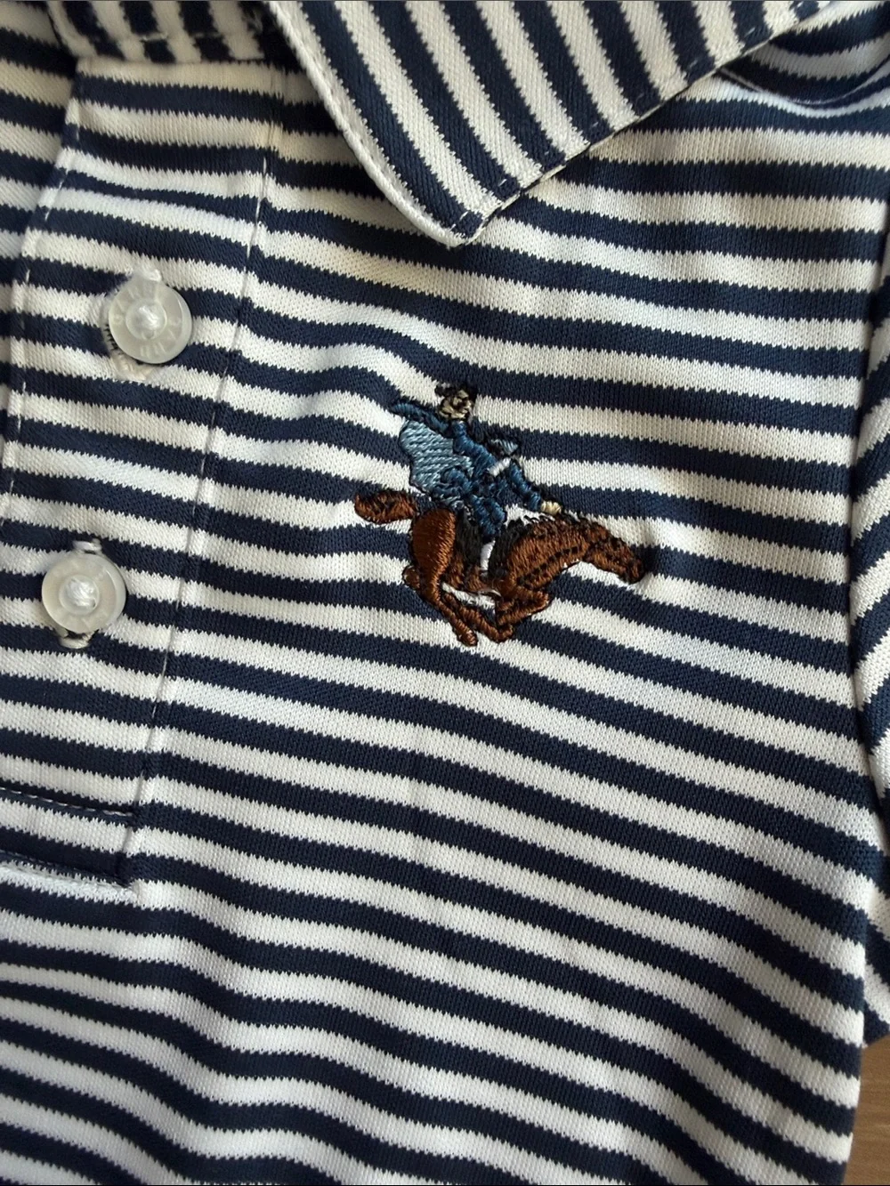 Sleepy Hollow Country Club Striped Polo One-Piece